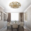 Люстра светодиодная потолочная LED плоская круглая S2449-6