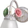 Бра стеклянные плафон с цветами классические S2248-1