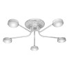 Люстра светодиодная потолочная LED плоская S2496-5