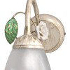Бра стеклянные плафон с цветами классические S2466-1