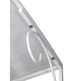 Козырёк над дверью Петрасвет S4026 Белый усиленный