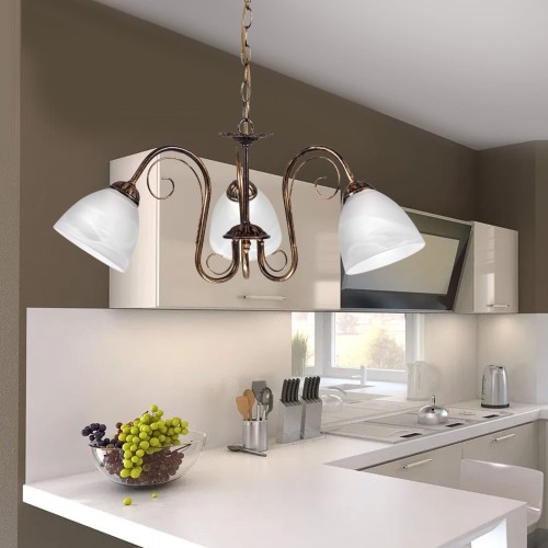 Люстра подвесная 3 плафона S2135-3