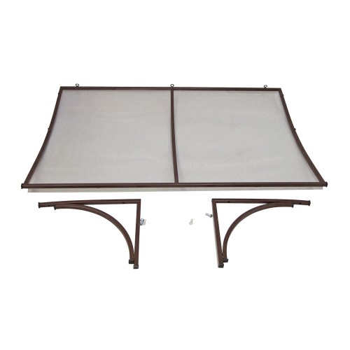 Козырёк над входной дверью металлический S4025 Черный